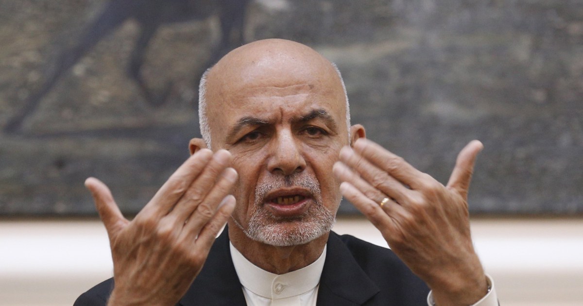 Ashraf Ghani's holiday speech interrupted by Taliban rockets