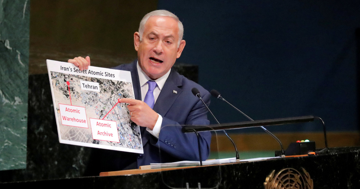 Netanyahu Accuses Iran Of Keeping A 'secret Atomic Warehouse'