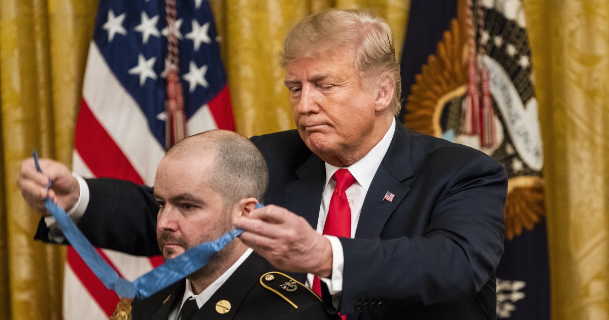 Trump Awards Medal Of Honor To Soldier Once Rejected By Military