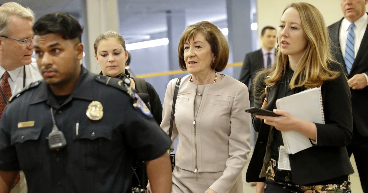 In defending Kavanaugh, Collins went further than Trump