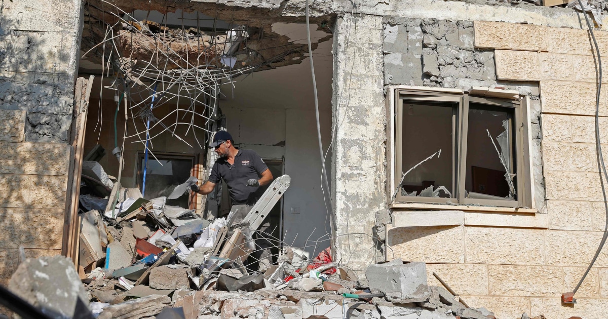 Rocket fired from Gaza strikes house in southern Israel