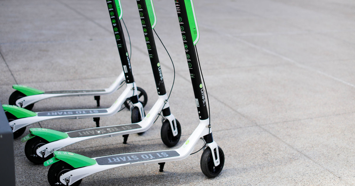 Electric scooter rental company Lime pulled thousands of scooters over