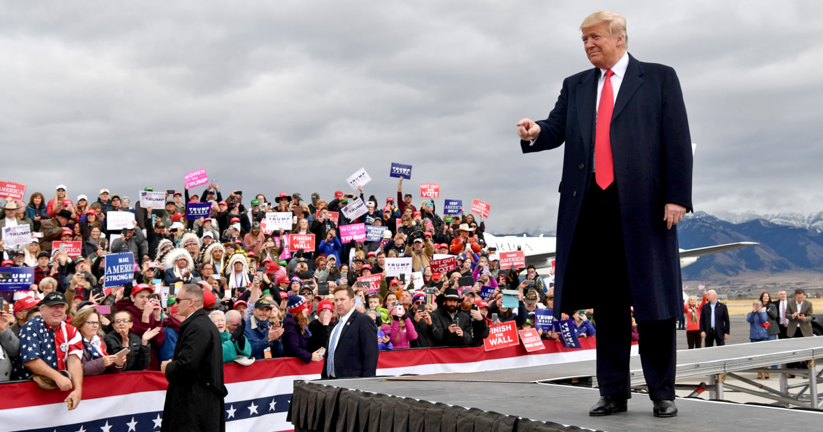 Trump trashes Democratic Sen. Jon Tester in Montana campaign rally