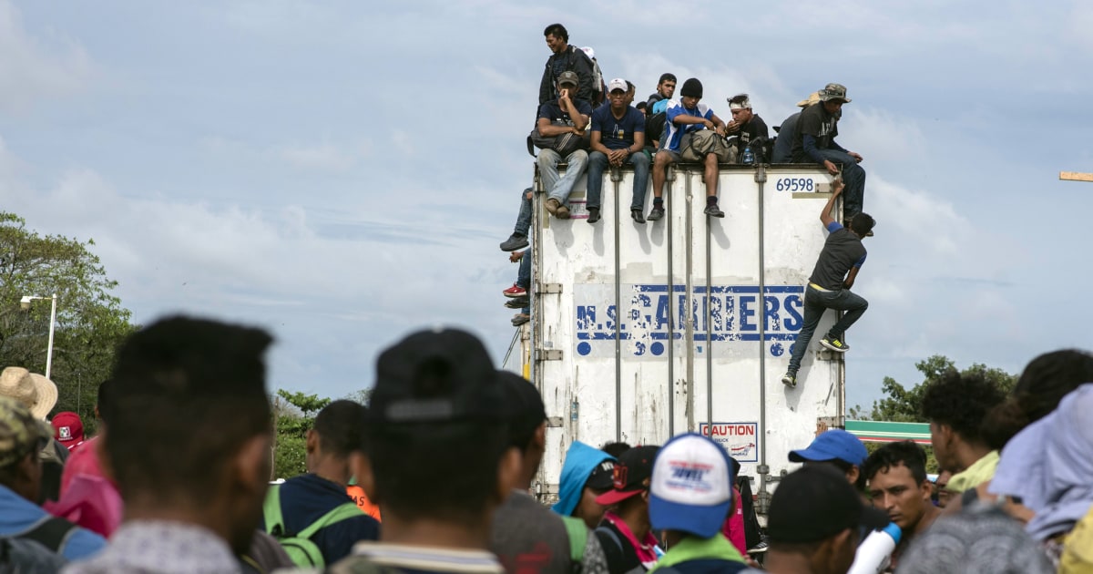 Migrant Caravan Embarks On Route Of Death Through Mexico