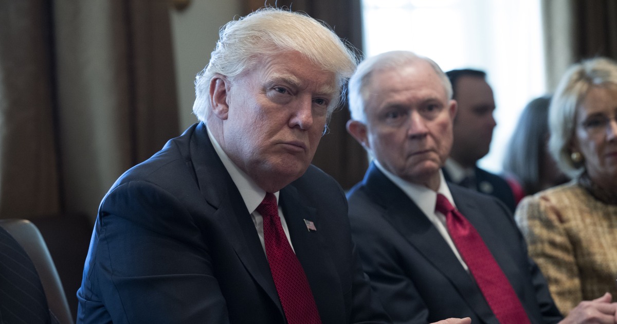 Escalating public feud with Sessions, Trump pushes AG to investigate ...