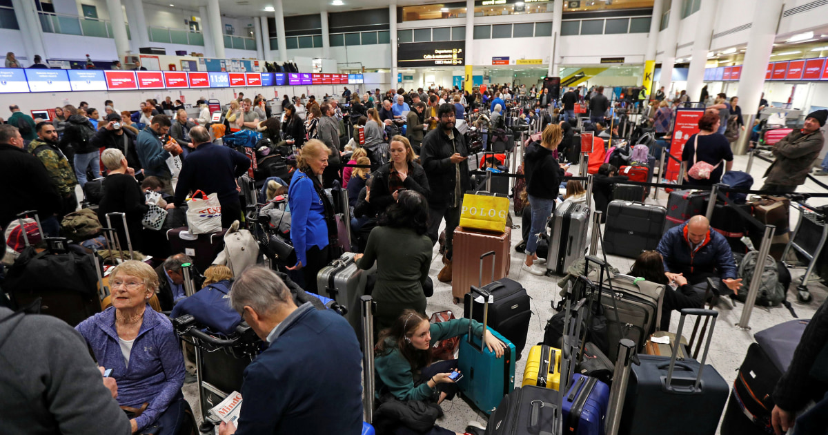 Britain's Gatwick Airport shut down due to drones flying overhead ...