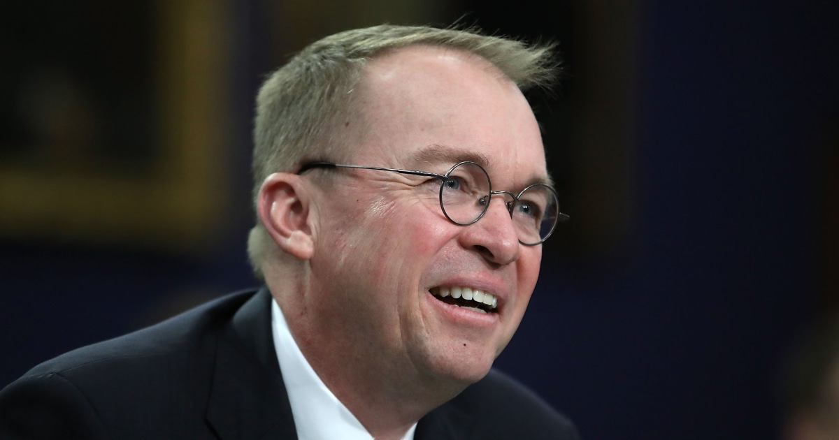 Mulvaney says he's joked with Trump about calling president a 'terrible ...