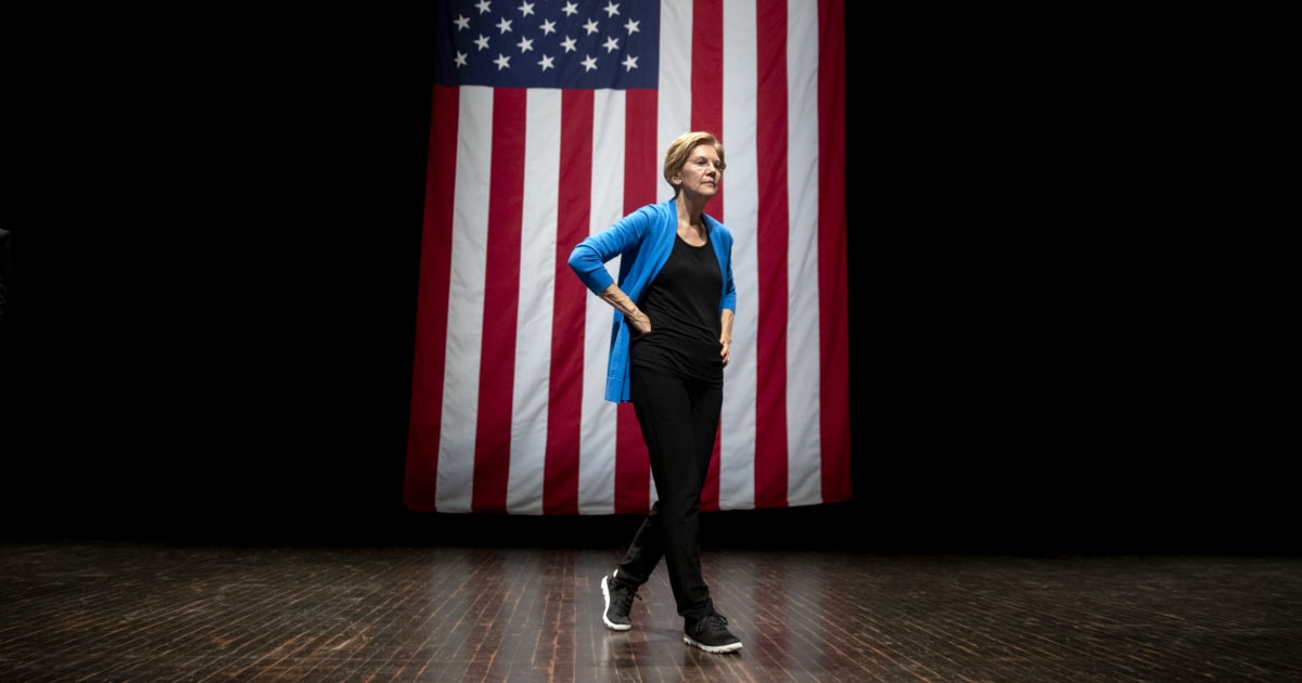 One year on the campaign trail Elizabeth Warren looks ahead to 2020