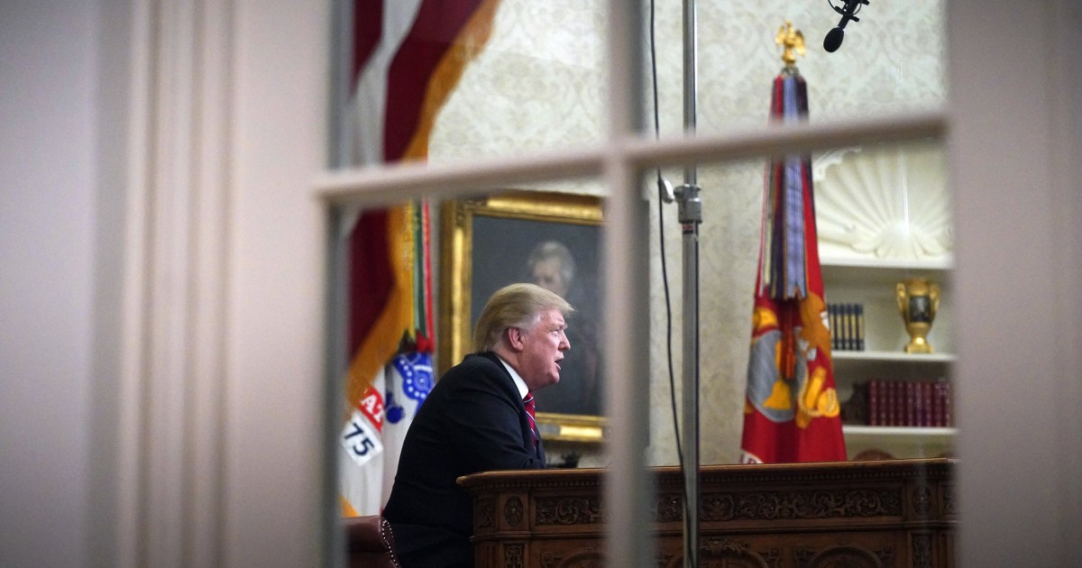 Trump's Oval Office address shows he's hit a wall on the border wall
