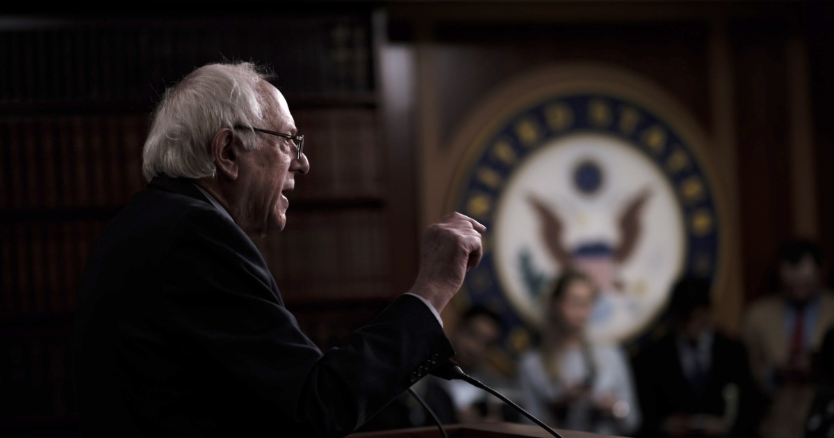 Bernie Sanders joins the Democrats' tax party with new levy on large