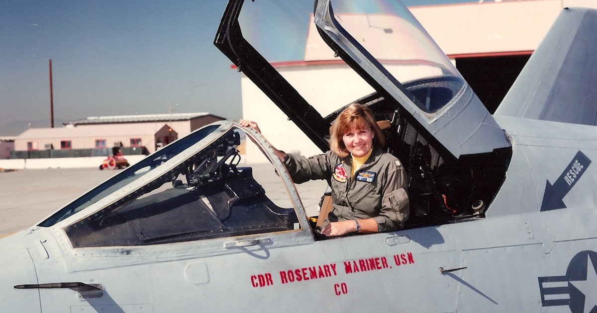 'A badass pilot': Capt. Rosemary Mariner, first woman to fly a tactical fighter jet, dies