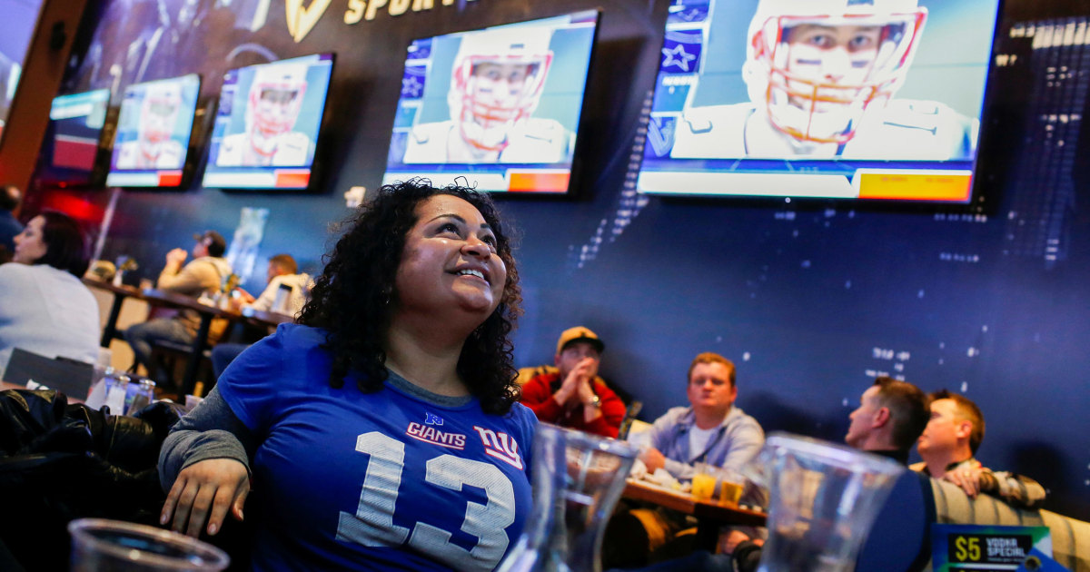 Joy and Grimaces in New Jersey With First-Ever Legal Super Bowl Bets