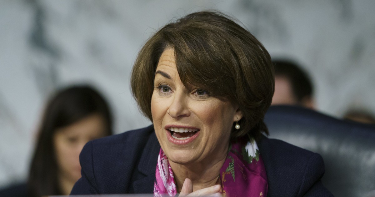 Sen Amy Klobuchar Says She Ll Unveil 2020 Decision On Sunday