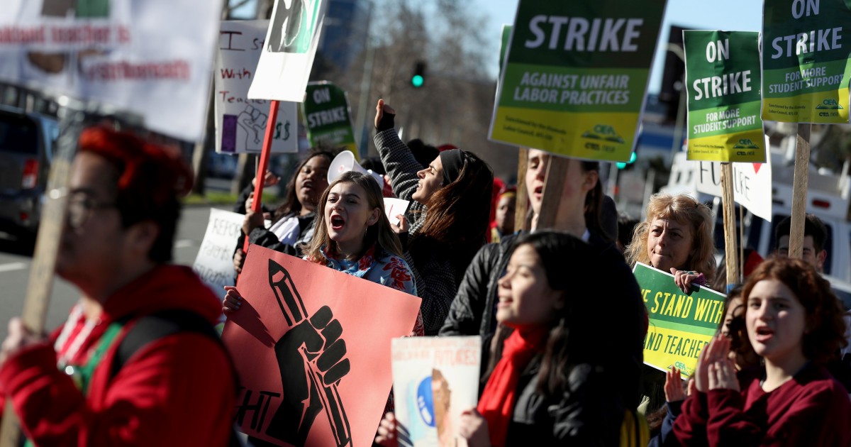 Oakland teachers go on strike, demand pay raises