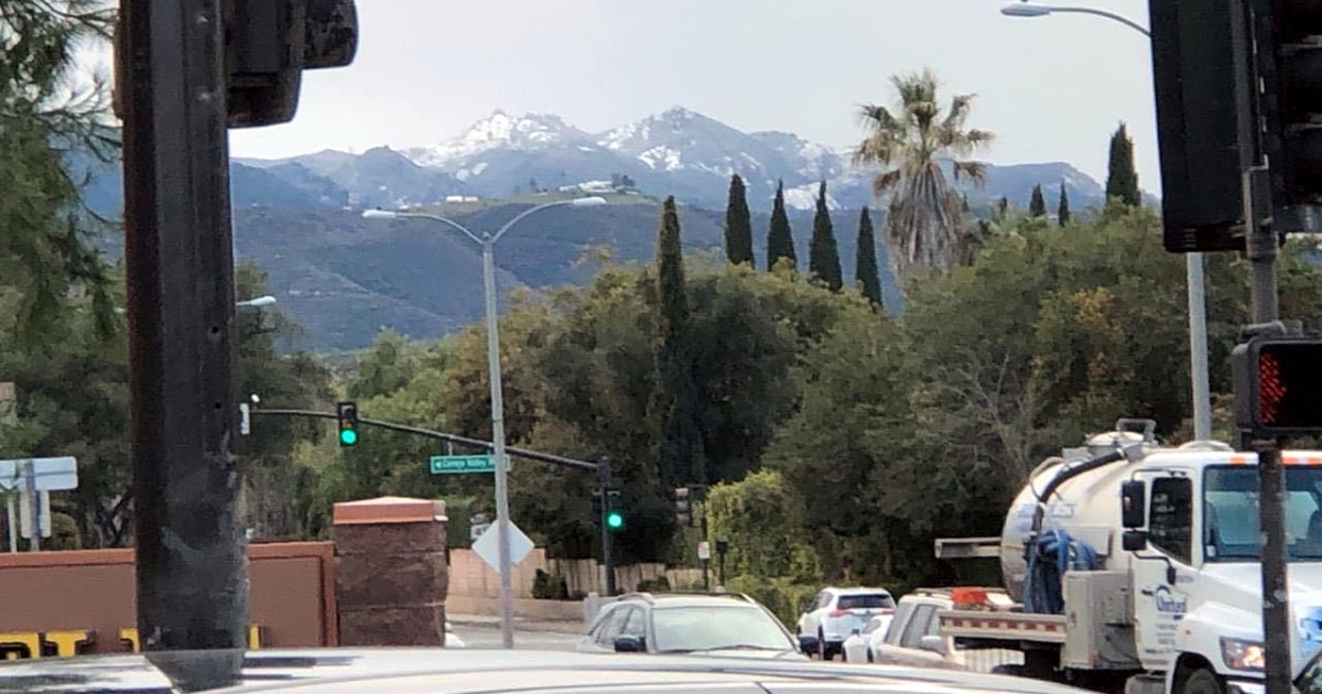 A bit of snow in Los Angeles, and suddenly it