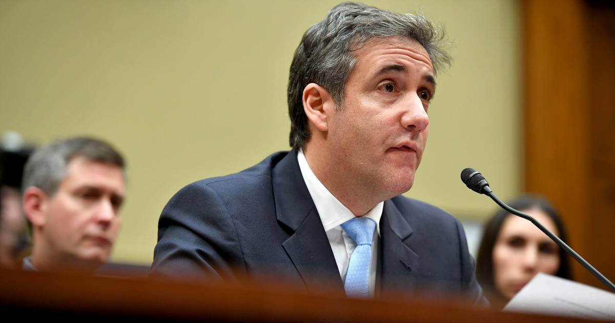 Live updates Michael Cohen testimony before Congress