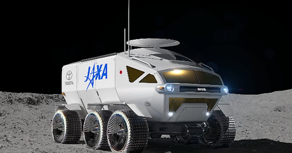 Toyota's moon rover concept is a high-tech, six-wheeled 'lunar RV'
