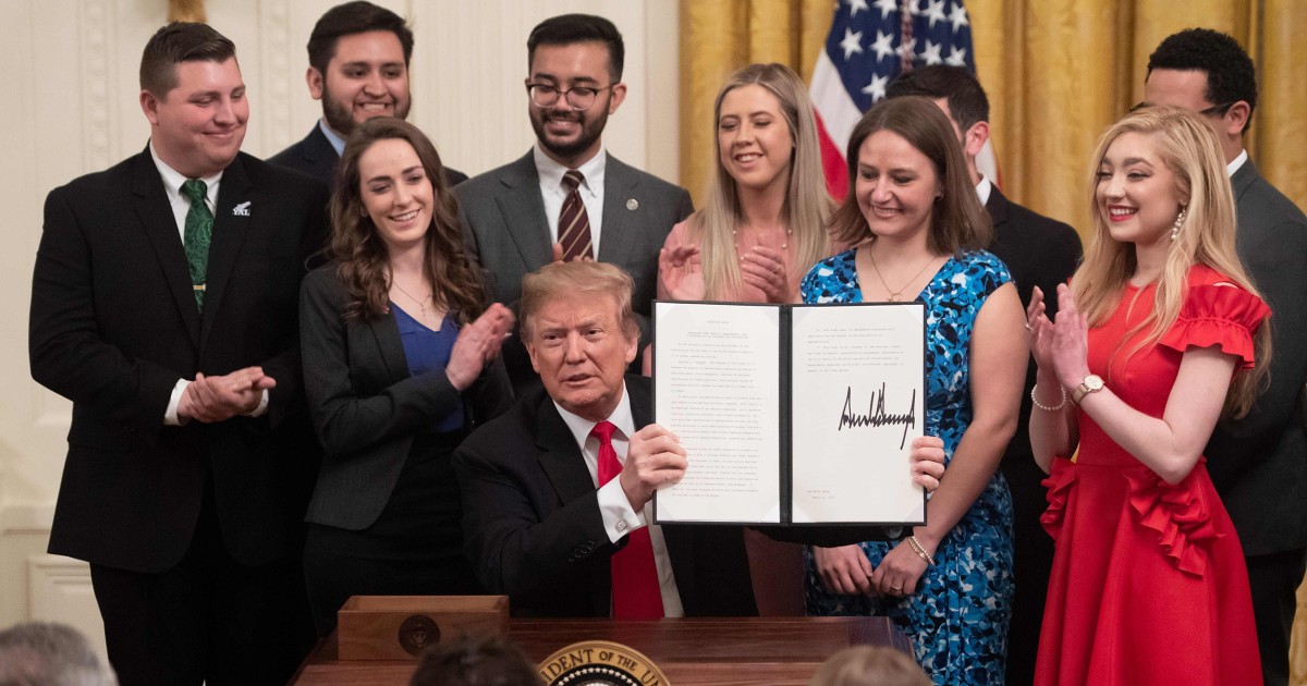 Trump's new executive order protecting free speech on college campuses ...
