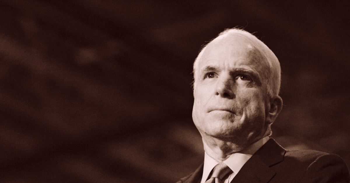 Trump S Attacks On John McCain Betray A Deep Insecurity About His Legacy   190325 John Mccain Mn 0910 