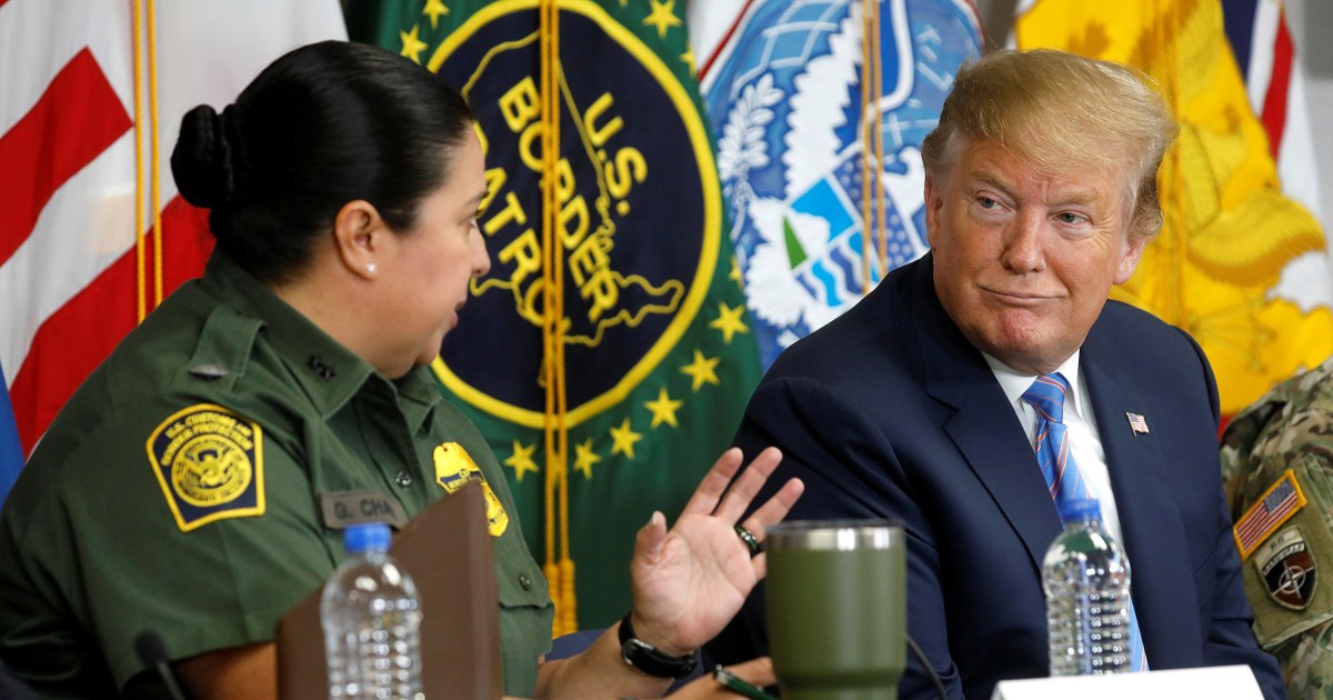 Trump Visits The Border And Warns: 'Our Country Is Full...turn Around'