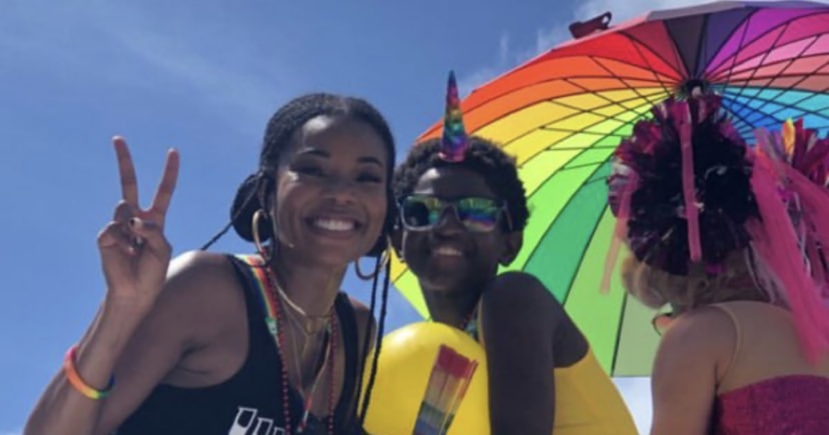 Nba Star Dwyane Wade Shares Support For Son S Miami Pride Appearance