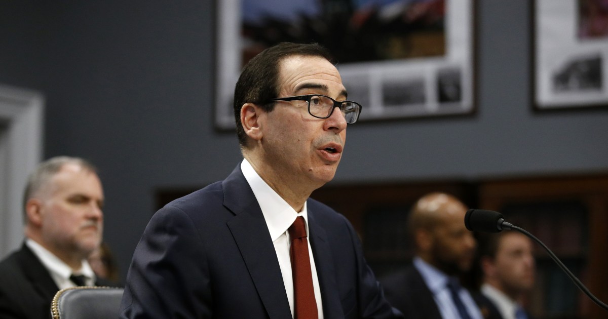 Mnuchin: White House lawyers spoke with Treasury Dept. about request ...