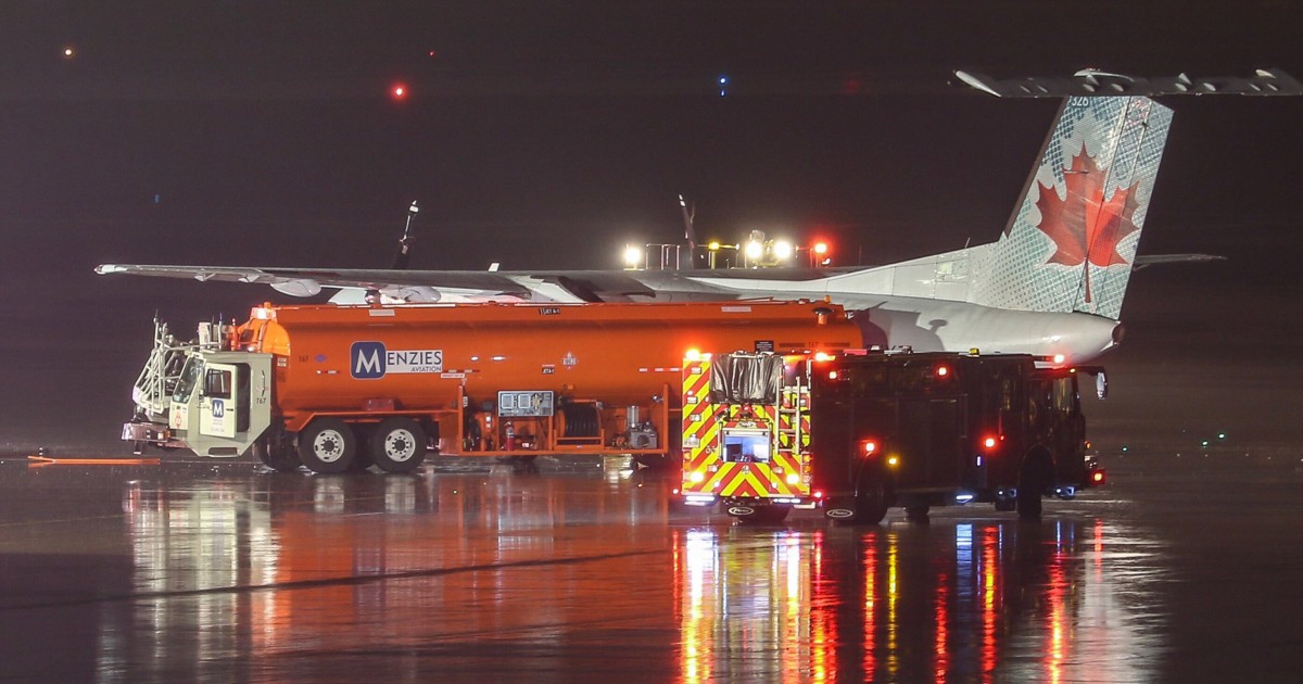 Two Pilots Killed as Air Canada Express Jet Collides With Fire Truck at LaGuardia Airport
