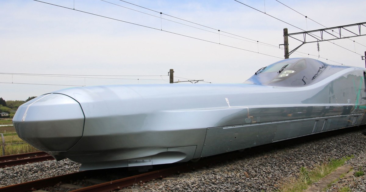 Superfast train rivals airplane flying set to debut in Japan