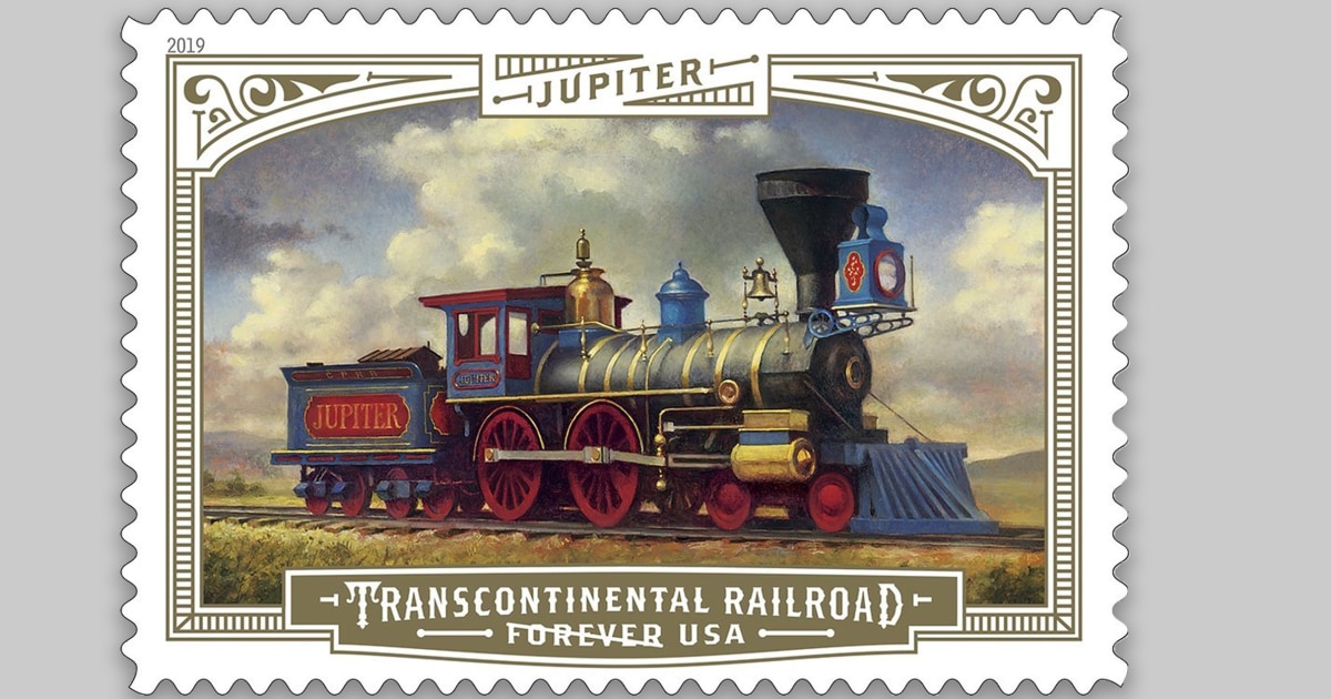 New stamps commemorate 150th anniversary of first transcontinental