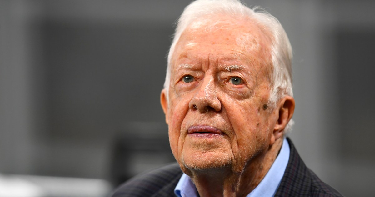 Jimmy Carter recovering from surgery after breaking hip