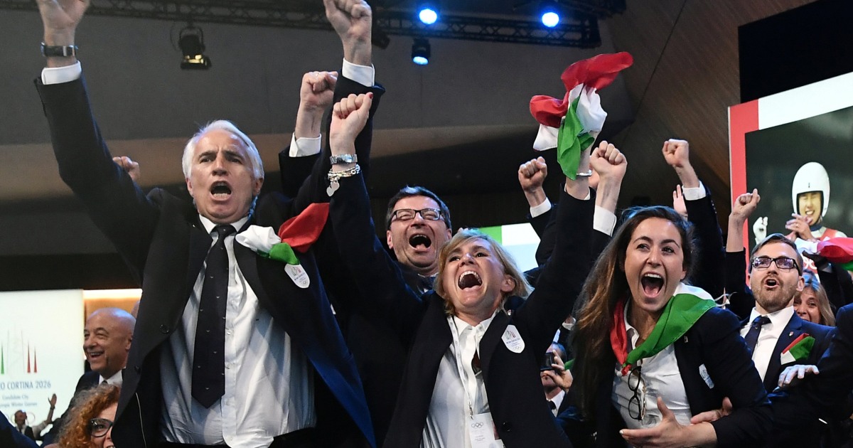  Italy selected to host 2026 Winter Olympics in Milan, Cortina Bildidee 