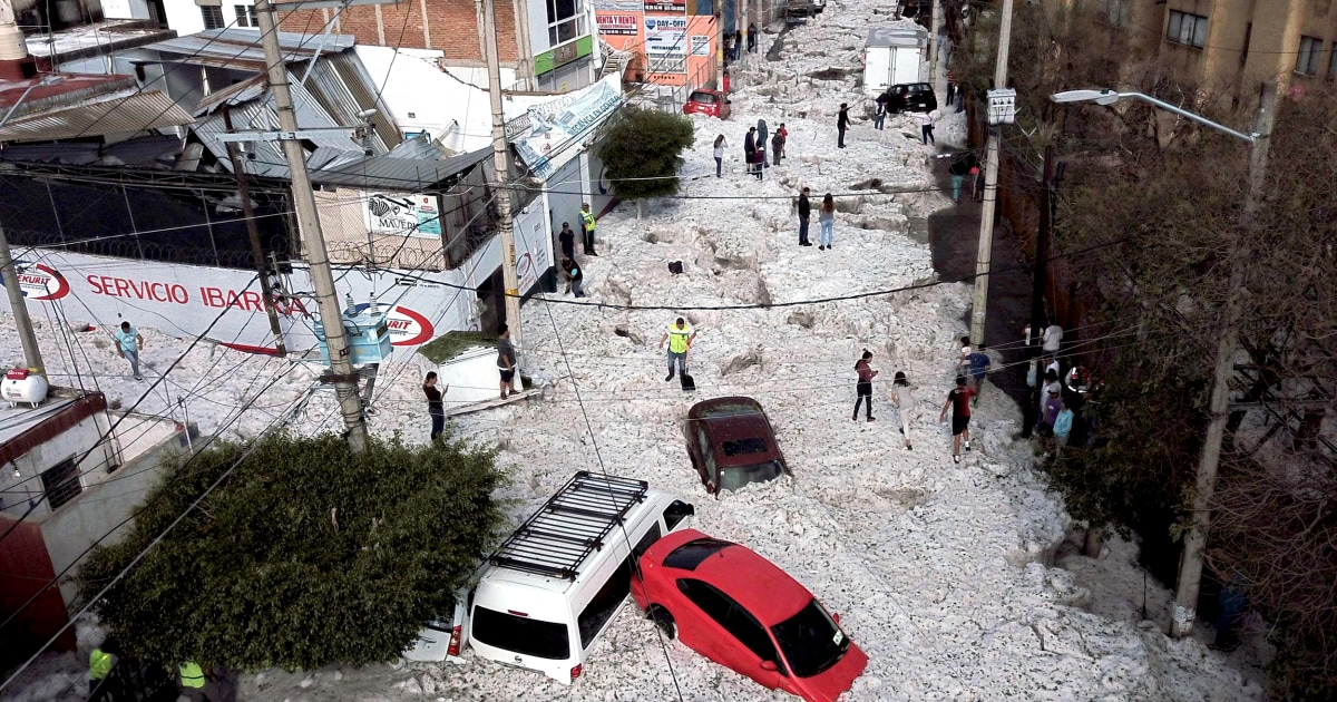 Freak hailstorm that hit Mexican city has a surprising explanation