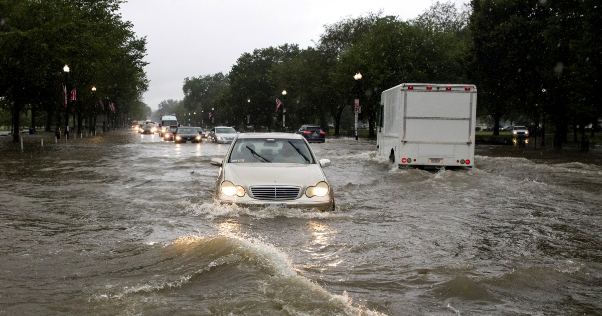 Flash flooding hits Washington, D.C., prompting water rescues