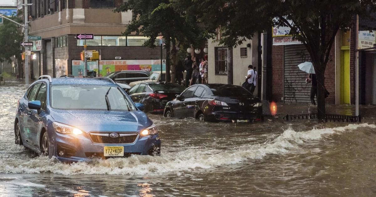 New York City area slammed with flooding, power outages remain as