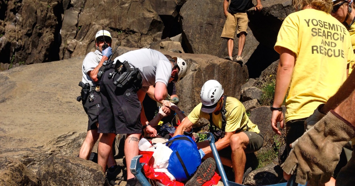 Tourist dies after slipping at Yosemite National Park waterfall