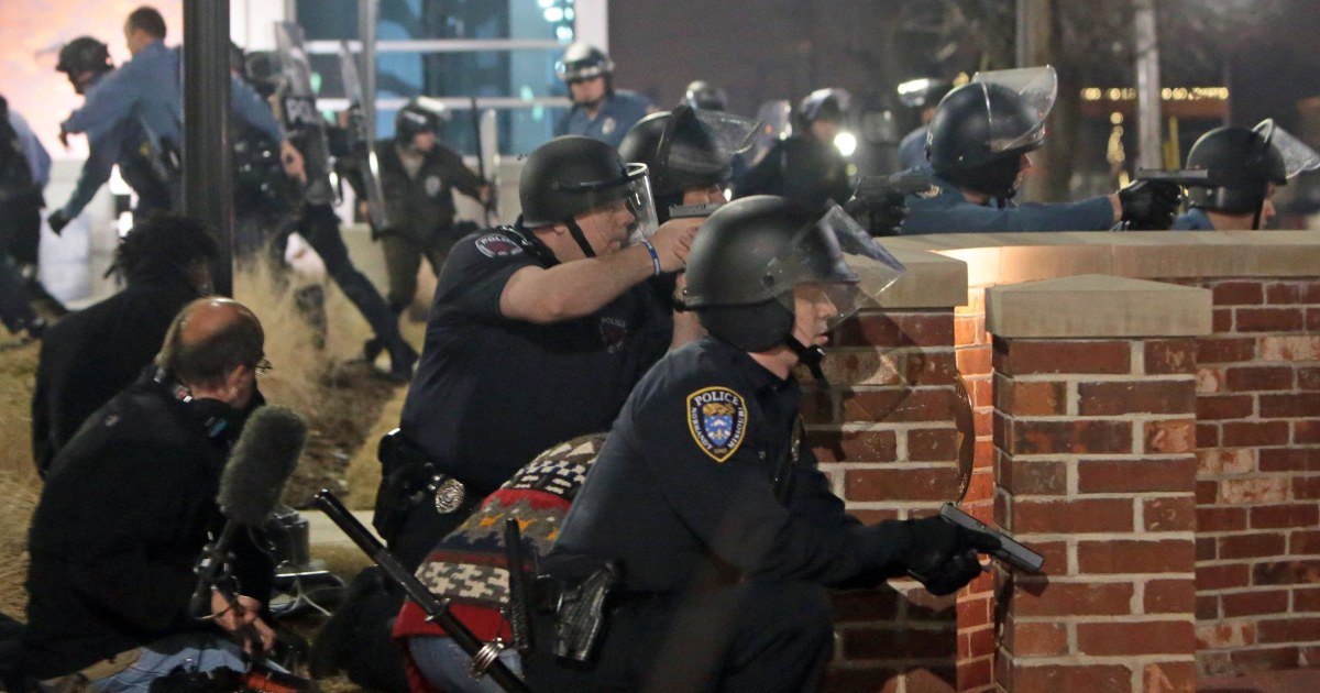 Ferguson Rally Turns Violent When Police Officers Shot