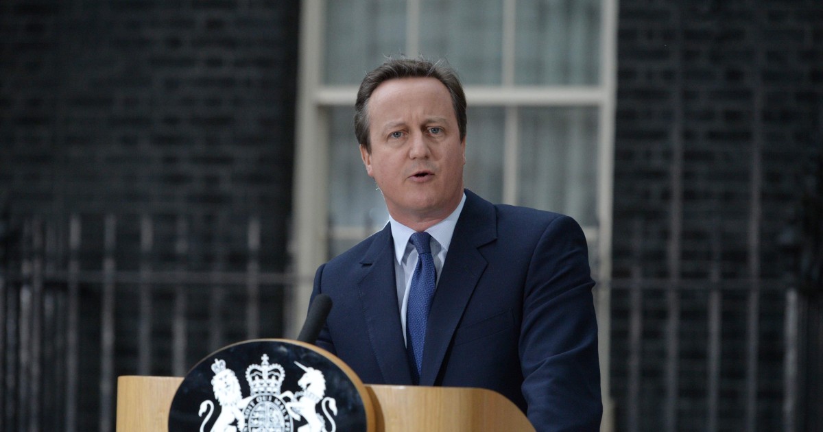 Former British Prime Minister David Cameron says he's 'truly sorry' for ...