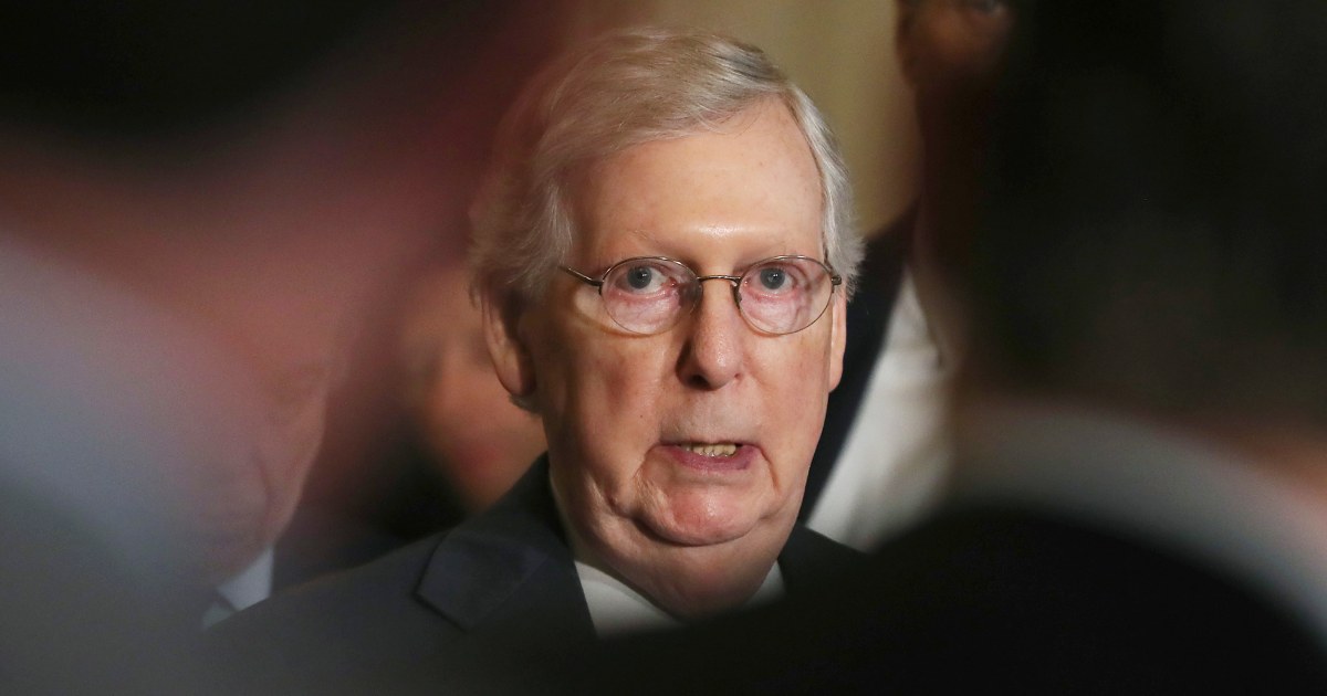 McConnell says Senate would have to hold a trial if House impeaches Trump
