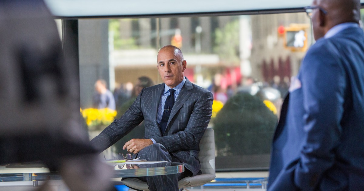 NBCUniversal Report Finds Managers Were Unaware Of Matt Lauer S Sexual   171129 Matt Lauer Today Njs 856a 