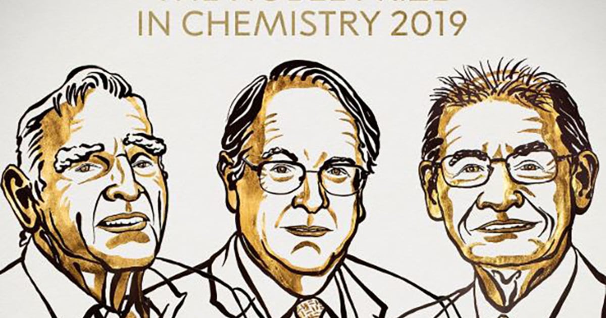 Nobel Prize awarded to inventors of lithiumion batteries that can