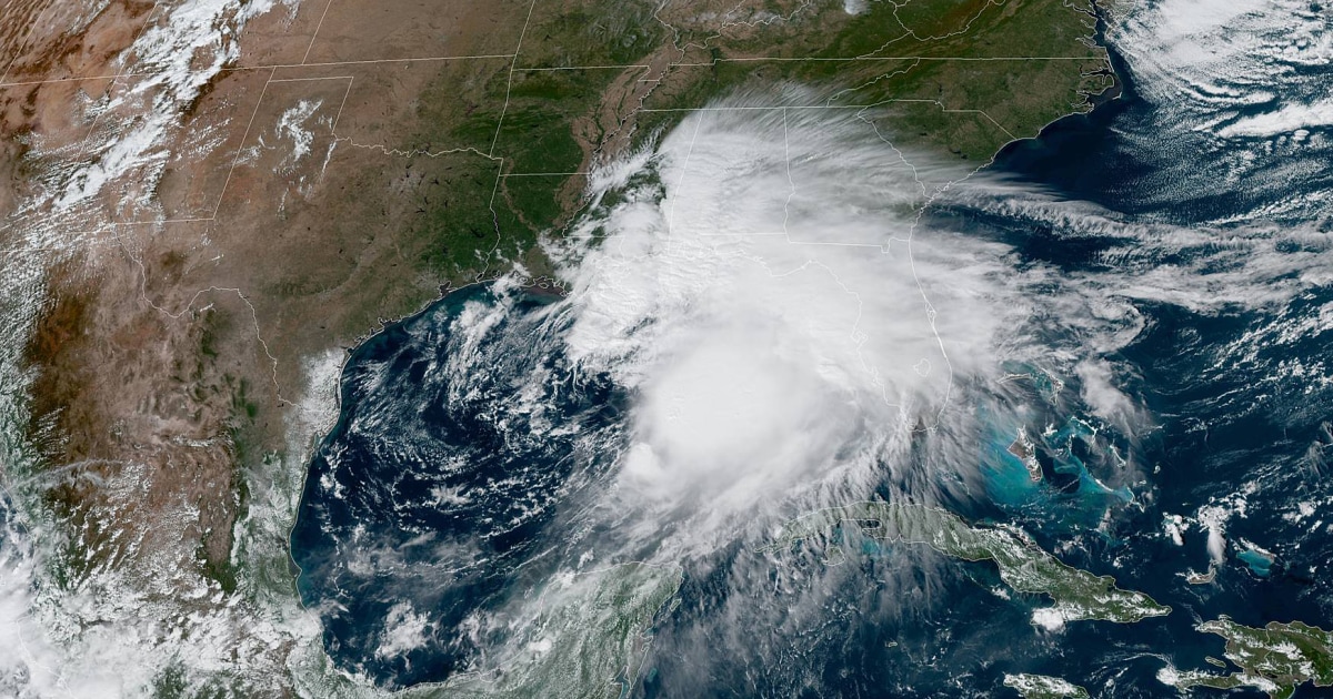 Tropical Storm Nestor forms in Gulf of Mexico, threatening Gulf Coast