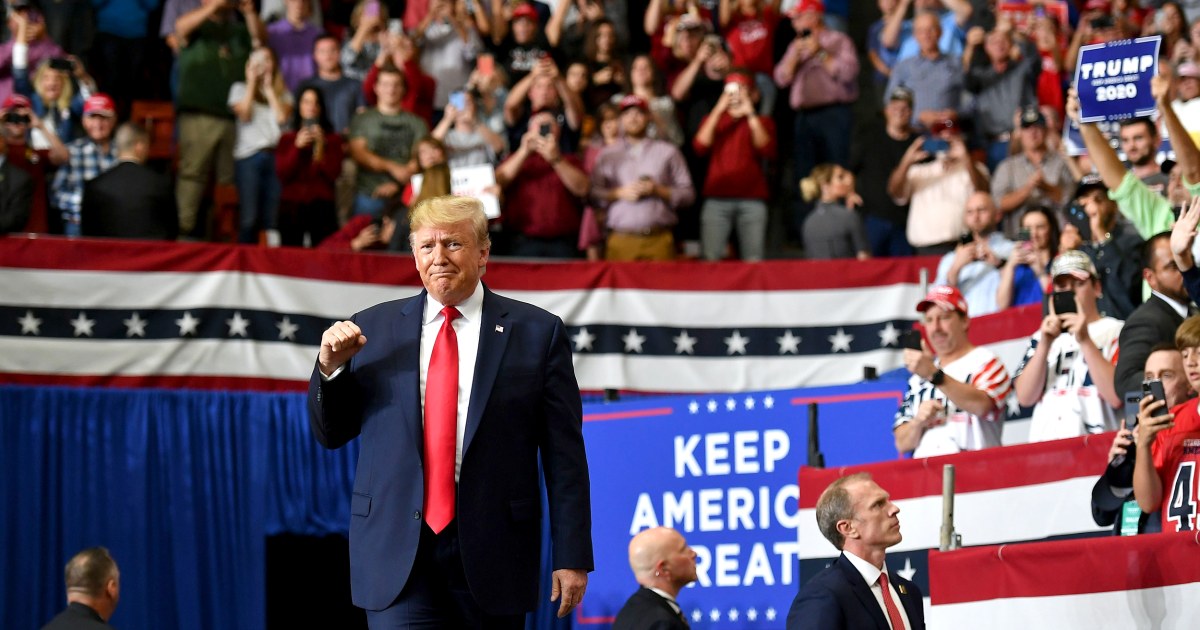 Trump attacks Democrats as 'totalitarian,' 'doing illegal acts'