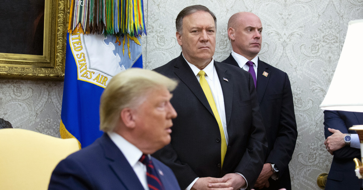 Trump's impeachment ire turns on Pompeo amid diplomats' starring roles