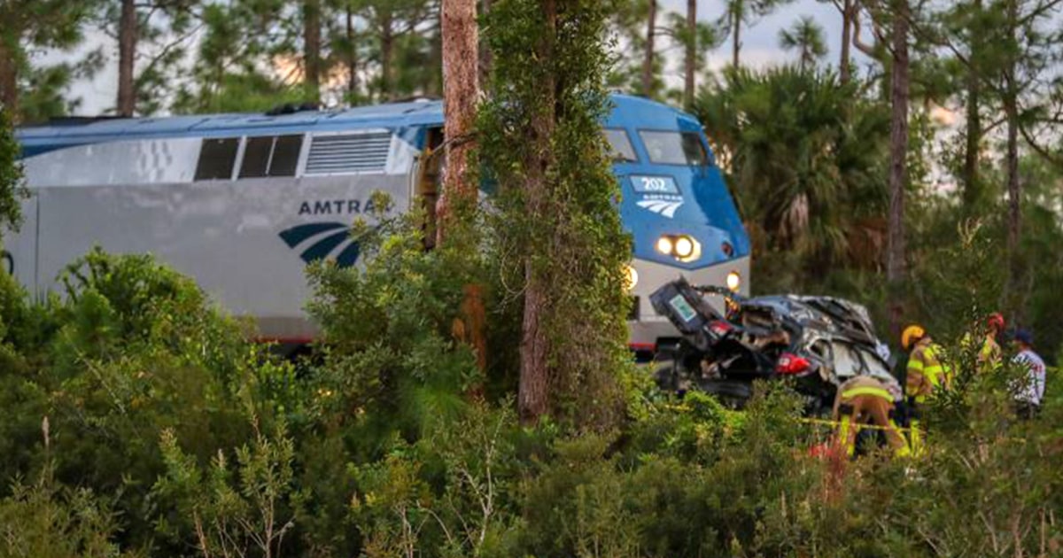 Woman, two boys killed after their SUV collides with Amtrak train