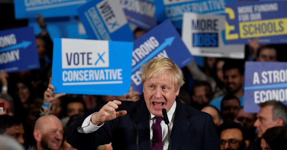 Boris Johnson Set To Win A Clear Majority In U K Election Exit Poll
