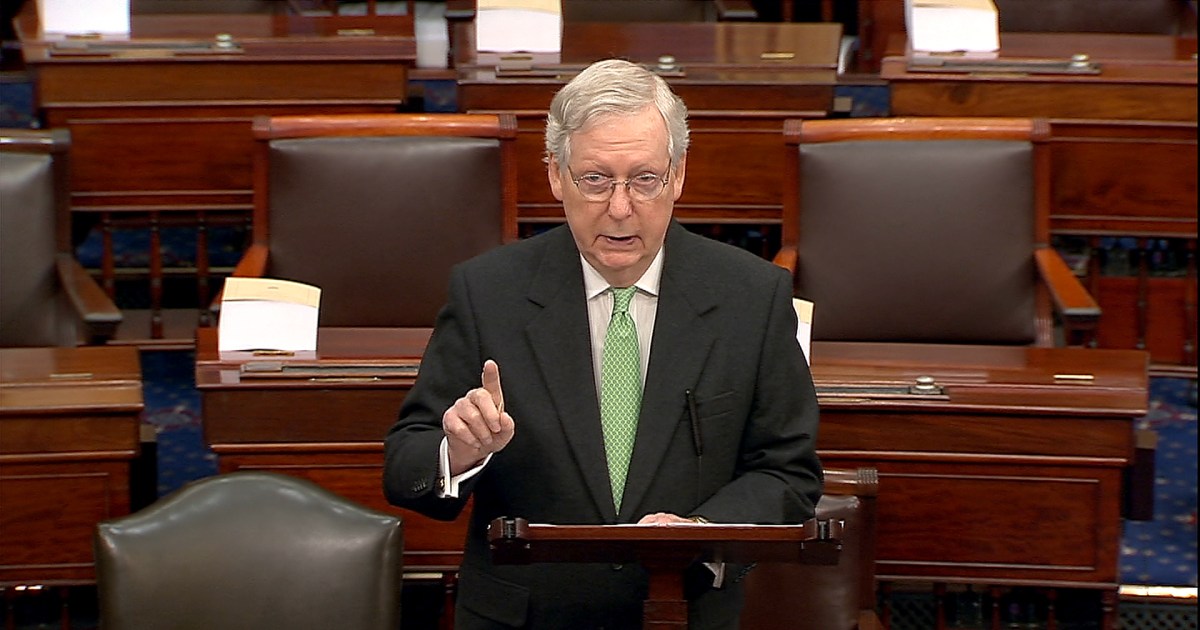 Impeachment requires a real Senate trial. Mitch McConnell shouldn't ...