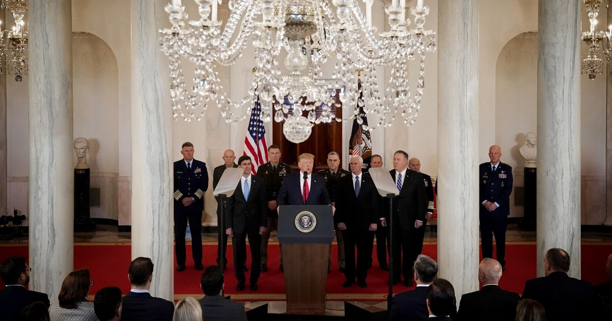 Read the full transcript of Trump's Iran speech