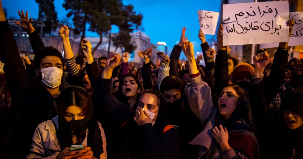 Protests erupt in Iran over plane's downing that killed 176