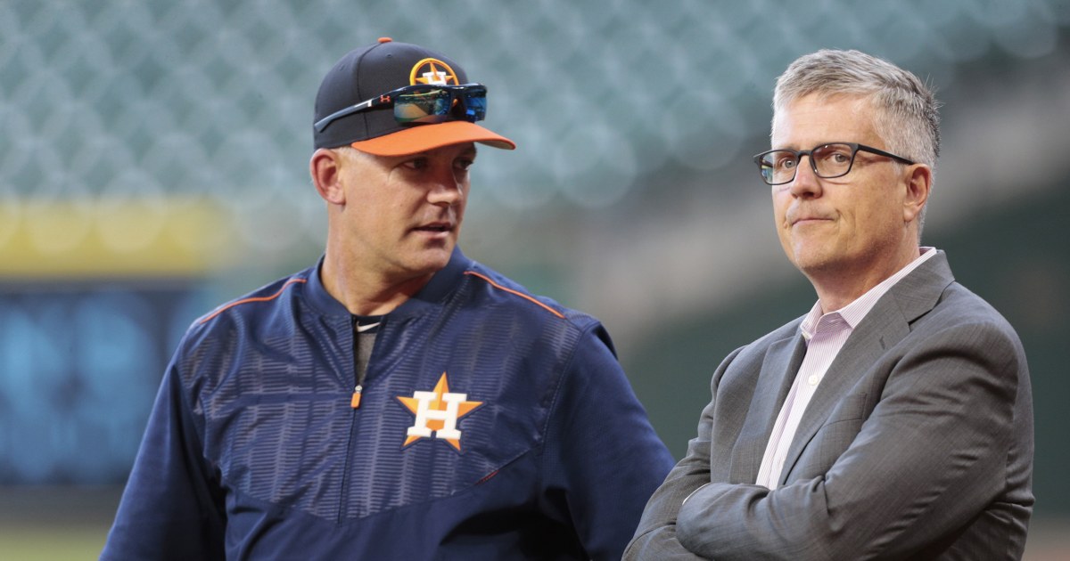 Houston Astros GM and manager suspended — then fired — for stealing signs
