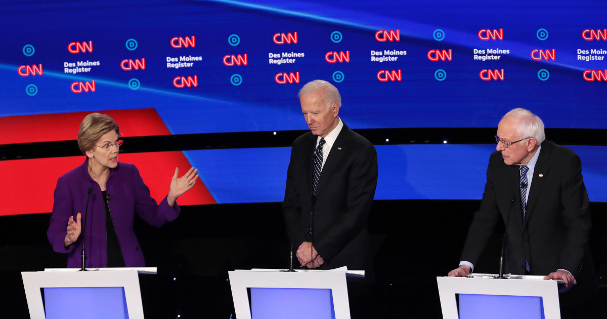 Warren And Sanders De Escalate Feud During Debate But Tensions Remain 6146